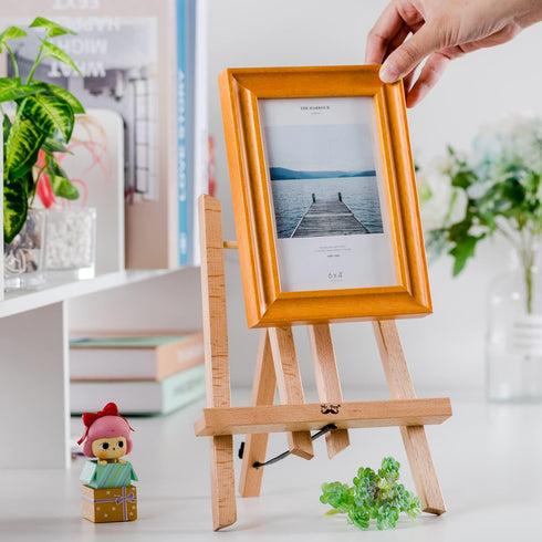 Mr. Pen- Small Easels for Painting, 11 Inch, Wooden, Easels for Painting Canvas, Canvas Holder for Painting, Table Top Easels, Easel Stand for Pai...