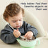 PewinGo Weaning Bib with Long Sleeves & BLW, Soft and Skin-Friendly Material, Coverall Bibs for Baby Feeding, Waterproof and Easy to Clean & Machi...