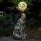 Solar Elephant Garden Decor Statues & Sculptures for Outside, Outdoor Figurine Lights for Patio, Yard, Balcony, Unique Housewarming Ornament...