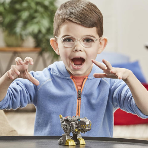 Transformers Classic Heroes Team Grimlock Converting Toy, 4.5-Inch Action Figure, for Kids Ages 3 and Up...