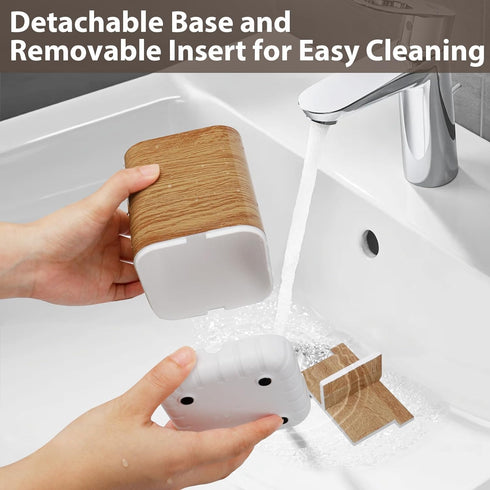Boperzi Toothbrush Holders for Bathrooms Organizer Countertop, Detachable Anti-Slip Electric Toothbrush Holders for Kids, Toothbrush and Toothpast...