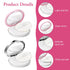 2 Pcs Loose Powder Container with Puff 0.17/0.7 oz Refillable Empty Powder Compact Makeup Powder Travel Container Case Portable Powder Puff and Co...