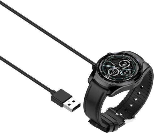 Charger Compatible with Ticwatch E3 Replacement Charging Cable Dock Cord Station USB Cradle Adapter Accessories for Ticwatch E3& Ticwatch Pro3 Sma...