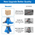 Newdeli 5pcs Roundover Router Bit Set 1/4 inch Shank, Radius 1/8", 3/16", 1/4", 5/16", 3/8"?Bearing Guide for Rounding Edge bits with 1/2" to 1/4"...
