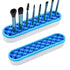 TANG SONG 2 PCS Silicone Make up Brush Holder Cosmetic Storage Box Desktop Organizers (Blue)...