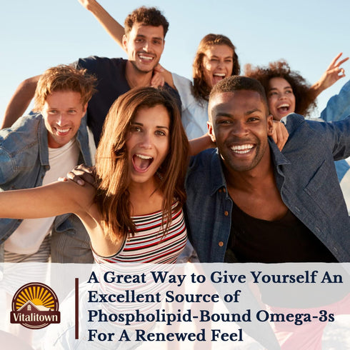 VITALITOWN Antarctic Krill Oil 1000mg, with Omega-3s EPA & DHA, Antioxidant Astaxanthin, No Fishy Odor or Aftertaste, Support Brain, Heart, Eye He...