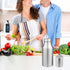 Flyboo Olive Oil Dispenser 34oz Oil Bottle Stainless Steel Leak Proof Olive Oil Decanter for Kitchen...