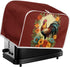 Chicken Sunflower Toaster Cover 2 Slice Wide Slot Small Appliance Covers Machine Washable Kitchen Decor Accessories Toaster Oven Cover Retro Roost...
