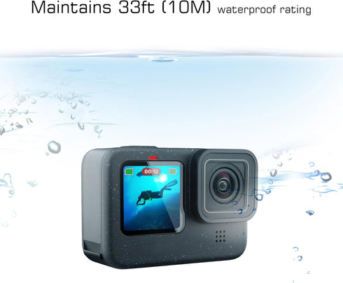 Protective Lens Replacement for Gopro Hero 12 12Mini 11 10 9 Black Camera Waterproof UV Protective Glass Cover Protector Lens Repair Part for Gopr...