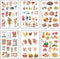 12 Sheets Food Drink Dessert Fruits Snacks Ice Cream Washi Sticker Set DIY Craft Label for Scrapbooking Journaling Collage Card Making Kids Adults...