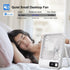 Desk Fan Battery Operated Fan, USB Rechargeable Desktop Fans Small Quiet 180° Foldable Portable Fan for Office Bedroom Travel Outdoor, 5 Speeds Ad...