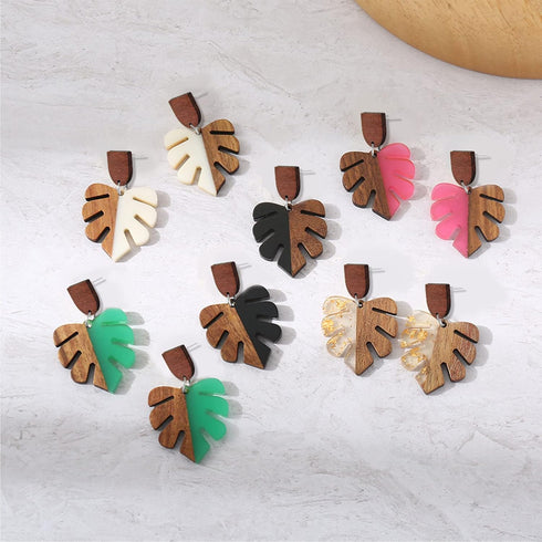 Wood Earring Posts for Jewelry Making,70Pcs Wood Studs for Earring Making Wooden Stud Earrings Posts with Loop Earring Findings Earring Pin Studs ...