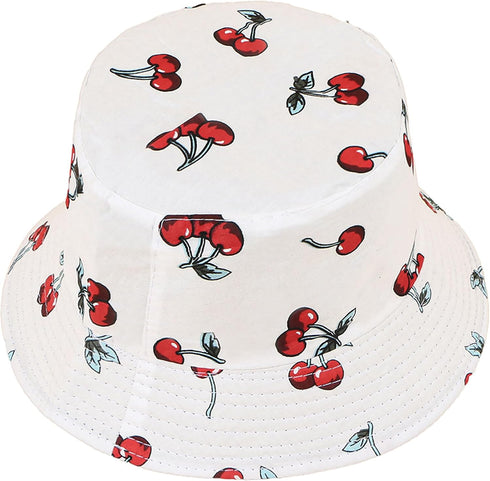 Joylife Banana Print Bucket Hat Fruit Pattern Fisherman Hats Summer Reversible Packable Cap...