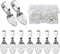 200pcs Glue on Bails Pendants Spoon Oval Shape Glue-on Earring Bails with a Box Jewelry Making Accessories for DIY Necklace Bracelet Crafts Handma...