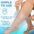 100% Waterproof Cast Covers for Shower Leg - Tight Seal - 2pk Reusable Adult Full Leg Cast Protectors - Thigh, Knee, Ankle, Foot - Strong and Dura...