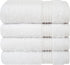 Cotton Paradise 100% Cotton Turkish Washcloth Set for Bathroom, 4 Piece Soft Absorbent Small Hand Face Towels Wash Rags, White...