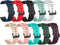 10 Pack Replacement Bands for Nerunsa P66D 1.85 inch P66 22mm Smart Watch Replacement Bands compatible with NiUFFiT, Popglory, Narcid, Ddidbi Smar...