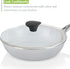TECHEF 8 Inch Tempered Glass Lid – Fits 8” Frying Pans and Pots – Steam Vent, Stainless Steel Rim – Oven & Dishwasher Safe – Made in Korea...