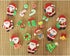 Set of 48 Wafer Edible Cupcake Toppers Christmas Paper Cake Decoration...