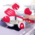 5Pcs Silicone Spatula Set Colorful Mini Spatulas - 480°F Heat Resistant Nonstick Versatile Kitchen Utensil Set for Baking, Mixing, Cooking, Dishwa...