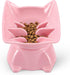 Small Elevated Slow Feeder Cat Bowl, Cute Tilted Elevated Bowls and Dishes for Cats & Small Dogs, Whisker Friendly, Anti Vomiting Raised Pet Bowl ...