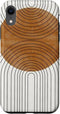 iPhone XR Abstract Boho Minimalist Chic Neutrals Summer Striped Women Case...