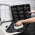 2Pcs Disposable Oil Splash Guard Aluminum Foil Gas Stove Oil Splatter Screen Board Cooking Frying Oil-Proof Splash Kitchen Tool (Black)