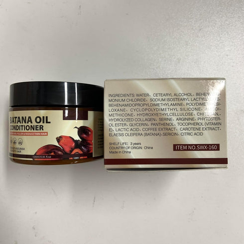 Batana Oil for Hair Growth, Batana Natural Hair Growth Oil, 100% Unrefined Raw Batana Oil Organic Pure Batana Butter Conditioner Revitalized Hair ...
