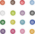 Libiline 100pcs Resin Button Solid Color 4Holes Craft Clothe Sewing Card Making Sweater Shirt (Multi-Color, 5/8"(15mm))...