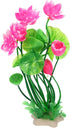 VOCOSTE 1pcs Fish Tank Aquarium Decorations Plants, Mini Aquarium Decorations PE Ceramics Plants for Aquarium Decorations, Pink 8.27"...