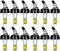 Automatic Measured Bottle Pourer - Quick Shot Spirit Measure Pourer Drinks Wine Cocktail Dispenser Home Bar Tools - 1oz/30ml (12)...