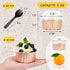 Jumbo 5oz Aluminum Foil Cupcake Liners with Lids 50 Pack,Free-Air Disposable Ramekins Muffin Tin,Mini Cake Baking Pans Muffin Cups,Mini Cupcake Pa...