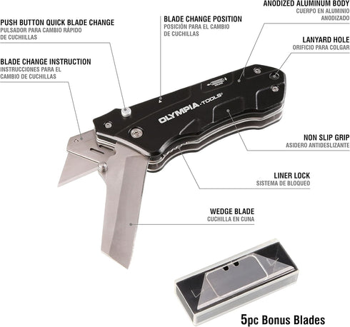 Olympia Tools Dual Blade Turboknife, 33-117...