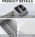 Toothbrush Holder for Bathrooms, Toothbrush Organizer Countertop for Toothbrush Storage, Toothbrush and Toothpaste Holders Set with 3 Slots, Tooth...