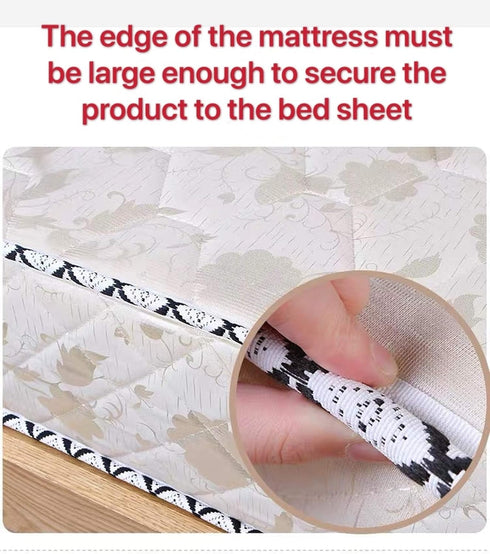 Bed Sheet Grippers Fasteners Bed Sheet Clips Keep Sheets Snug(10 Pieces,White)...