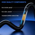 Maximm Flat Plug Extension Cord 6 ft with Slim Space-Saving Plug Design, Low Profile Extension Cord 14AWG (Black)...