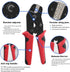 Crimping Tool for Non-Insulated Open Barrel Terminals & Receptacles,Wire Crimper,Wire Crimping Tool, Electrical Crimping Tool for AWG 23-16 (0.25-...