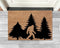 Bigfoot Doormat|Sasquatch Doormat|Doormat|Porch Mat|mat|Sasquatch|Bigfoot|House Doormat|Home Decor|Tree|Gift|Welcome Mat 16x24 Inch...