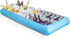 Novelty Place Inflatable Ice Serving Buffet Bar with Drain Plug - Blue Salad Food Tray and Drinks Cooler for Party Picnic & Camping (Pack of 1)...