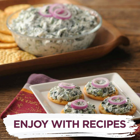 Toasteds Crackers, Party Snacks, Lunch Snacks, Savory Onion, 8oz Box (1 Box)...