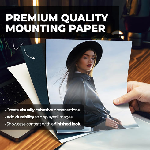Dunwell Photo Album 8x10 (Ruby) with Black Mounting Paper, 8 x 10 Photo & Art Portfolio Presentation Book, 24 Clear Sleeves, Each Shows 48 Pages, ...