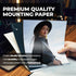 Dunwell Photo Album 8x10 (Ruby) with Black Mounting Paper, 8 x 10 Photo & Art Portfolio Presentation Book, 24 Clear Sleeves, Each Shows 48 Pages, ...