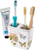 Avanti Linens - Toothbrush Holder, Ceramic Bathroom Accessories, Artsitic Home Decor (Butterfly Garden Collection)...