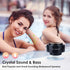 XLEADER Rose Gold Bluetooth Shower Speaker, SoundAngel Mate Certified IPX7 Waterproof Bathroom Speaker with Suction Cup Mic 5W Crystal Sound, 15H ...