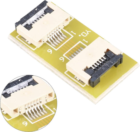 uxcell 0.5mm Pitch 6 Pin to 6 Pin Extension Connector Adapter for FFC FPC Cable Extend Zip HDD...