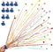 BEISHIDA Streamers Popper Hand Throw Streamers No Mess Confetti for St.Patrick's Easter Celebration Birthday Propose Engagement Wedding Graduation...