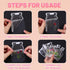 346Pcs Transparent Flower Scrapbook Stickers, Glassware Bottle Shape Bookmarks Set Include Colorful Tassels and Tweezer Hole Punch, Beautiful Flor...