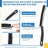 3Pcs Crevice Cleaning Brush Hard Bristle Crevice Cleaning Brush New Multifunctional Corners Cleaning Brush Tool Thin Gap Brush Grout Cleaner Brush...