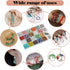 LPBeads Jewelry Making Kit 1200 PCS Natural Crystal Beads in 20 Colors Gemstone, Jump Rings, Earring Hooks, Pins, Elastic Bracelet String for Girl...