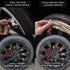 Gloss Black Rim Touch Up Paint Kit, Car Wheel Scratch Repair Kit, Wheel Touch Up Paint Pen, curb rim repair kit, curb rash repair Kit, Universal R...